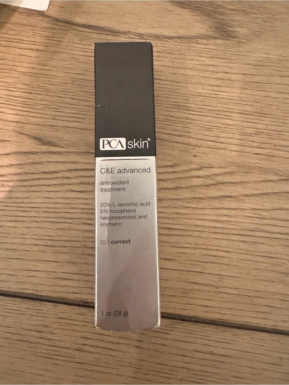 PCA Skin C&E Advanced Antioxidant Treatment - Silver/Black